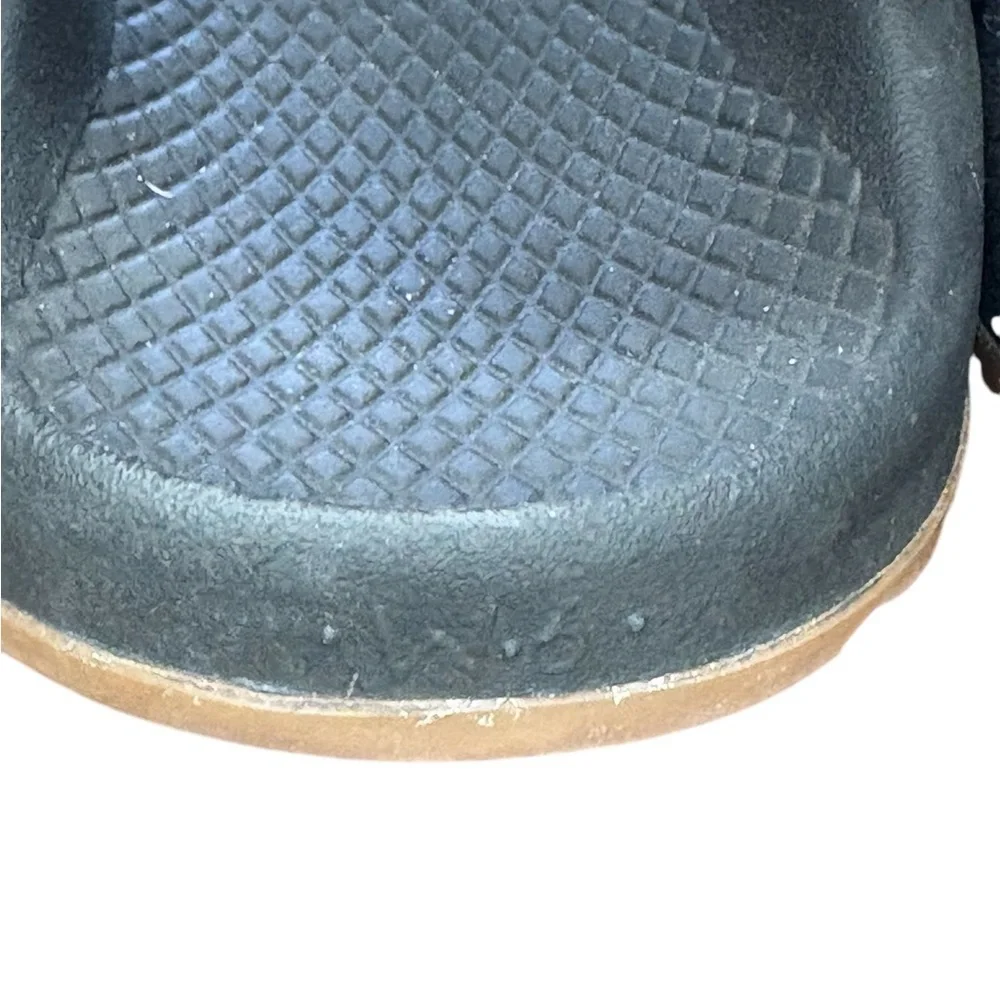 Chaco Women's Classic Creed Gray Orange Sport Outdoor Sandals Hiking Shoes sz 6